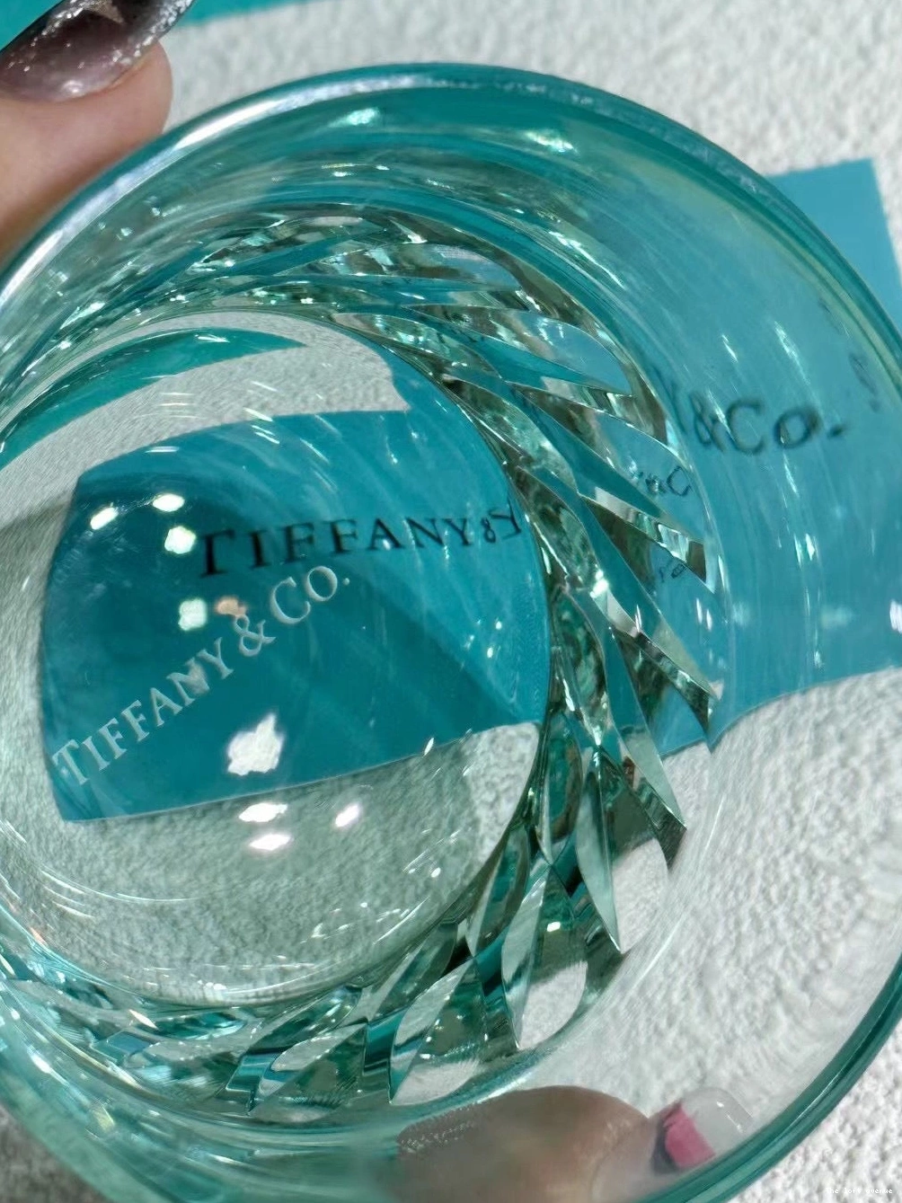 SET CUP GLASSWARE TIFFANY 0807